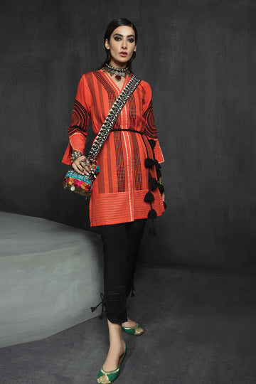 Khaadi Flaming Orange  X Esra 2020